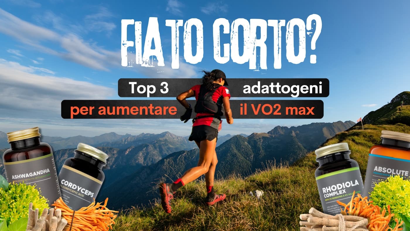 Fiato corto? Top 3 adattogeni per aumentare il VO2 max