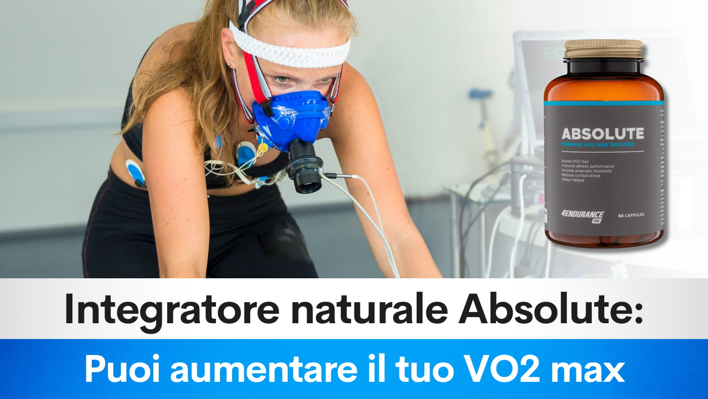 Integratore naturale Absolute: puoi aumentare il tuo VO2 max
