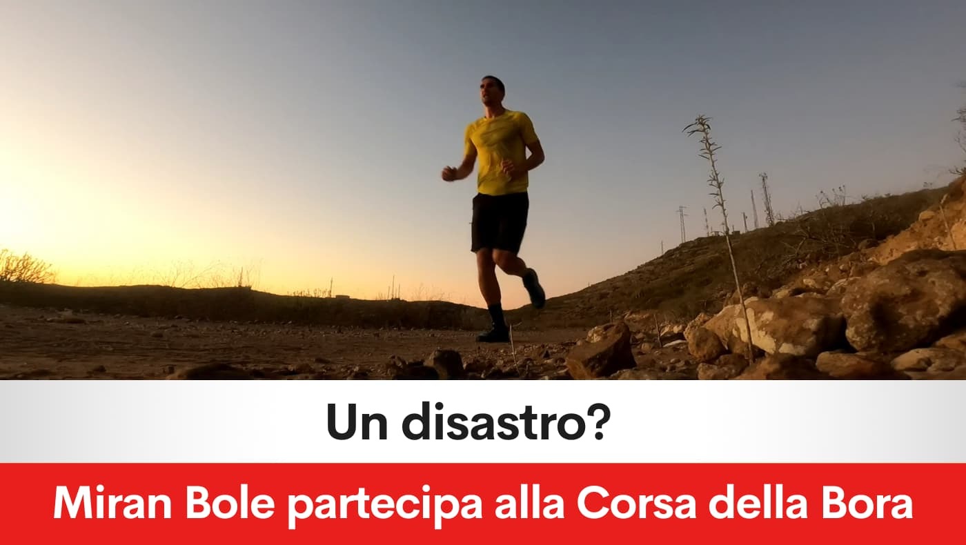 Un disastro? Miran Bolle partecipa alla Corsa della Bora