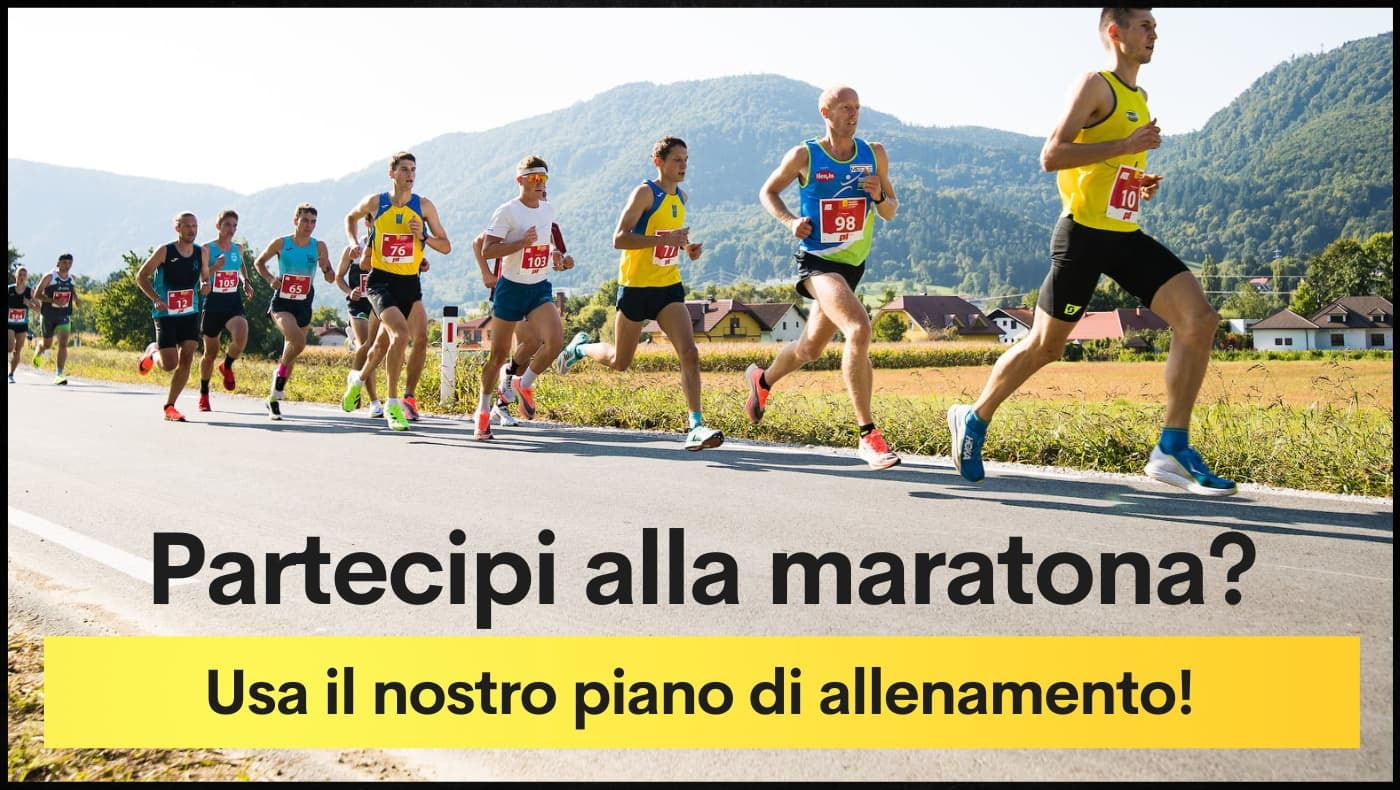 Partecipi alla maratona? Usa il nostro piano di allenamento!