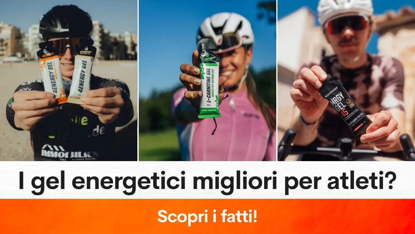 I gel energetici migliori per atleti? Scopri i fatti!