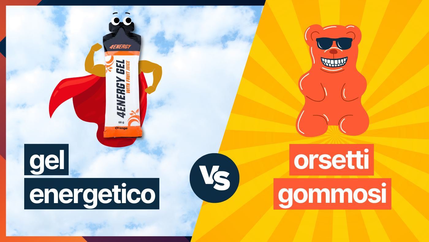 Orsetti gommosi meglio del gel energetico per ciclismo