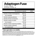 4Endurance Pro Adaptogen Fuse - 60 capsule, flacone marrone scuro con tappo dorato e fascia etichetta verde su sfondo bianco.