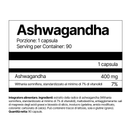 4Endurance Pro Ashwagandha - 90 capsule con 1× gusto Ashwagandha, flacone ambra scuro con tappo a vite dorato su sfondo bianco.