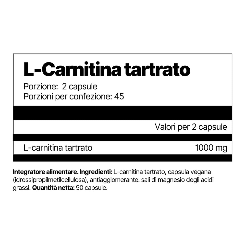 L-Carnitina tartrato 4Endurance: il tuo aiuto per perdere peso