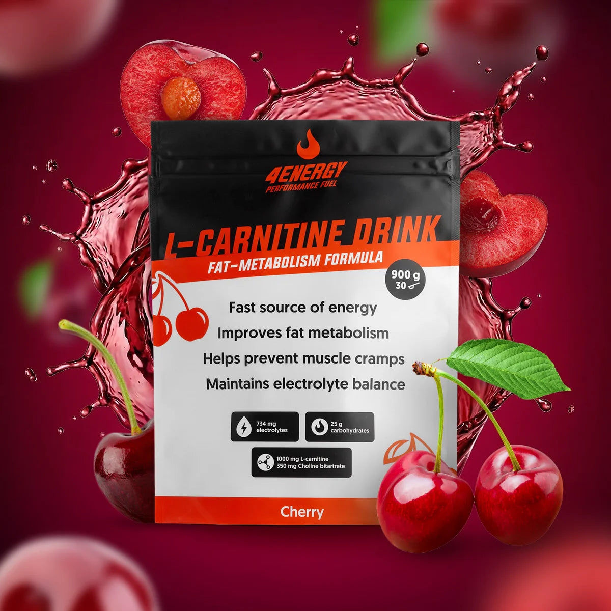 l carnitina da energia L-Carnitine Drink