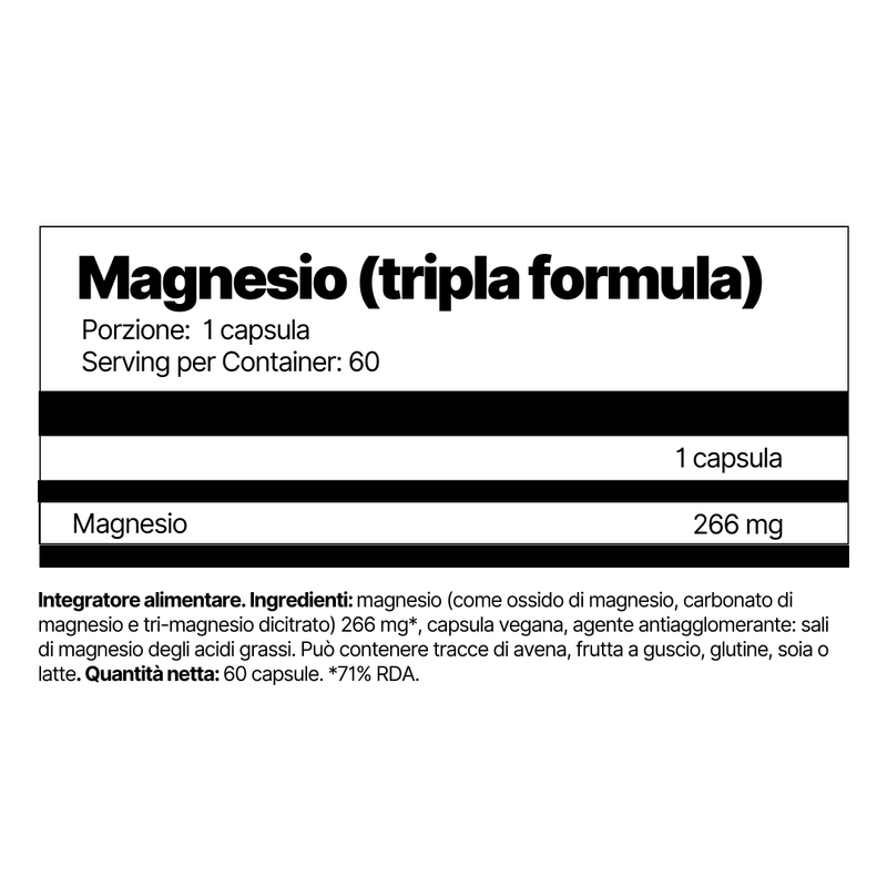 Magnesio (tripla formula)