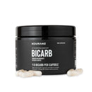 Nduranz Nrgy Drink Bicarb 45 - 1200 g gusto limone, sacchetto nero e giallo con logo del marchio e testo nutrizionale su sfondo bianco.