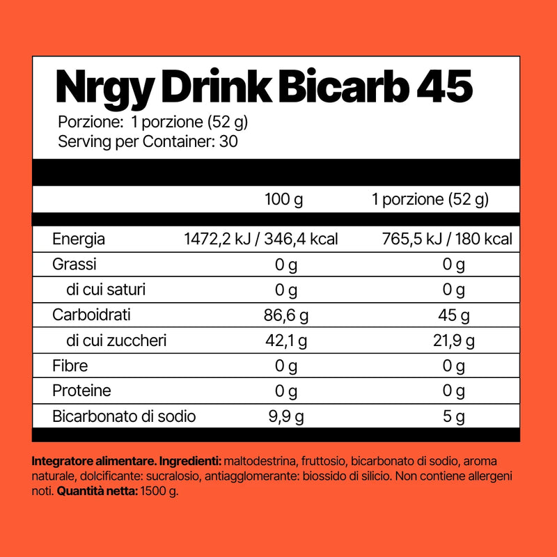 Nrgy Drink Bicarb 45