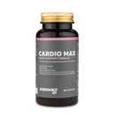 4Endurance Pro Cardio Max - 60 capsule, formula per il supporto cardiaco, flacone nero con tappo dorato e accento rosa su sfondo bianco.