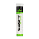 4Energy Electrolytes - 20 compresse effervescenti gusto mela, tubo bianco con testo nero e verde su sfondo bianco.
