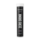 Nduranz Zero Drink - 20 compresse effervescenti gusto frutti di bosco, contenitore cilindrico nero con tappo a vite bianco su sfondo bianco.