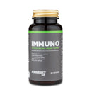 4Endurance Pro Immuno - 60 capsule, flacone marrone con tappo dorato e fascia etichetta verde su sfondo bianco, testo sul supporto immunitario.