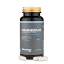 4Endurance Pro Marine Magnesium - 60 capsule 2+1 GRATIS, flacone nero con tappo dorato ed etichetta con formula ad alta assorbimento.