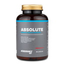 4Endurance Pro Absolute - 84 capsule, flacone marrone con tappo dorato ed etichetta blu‑nera su sfondo bianco.
